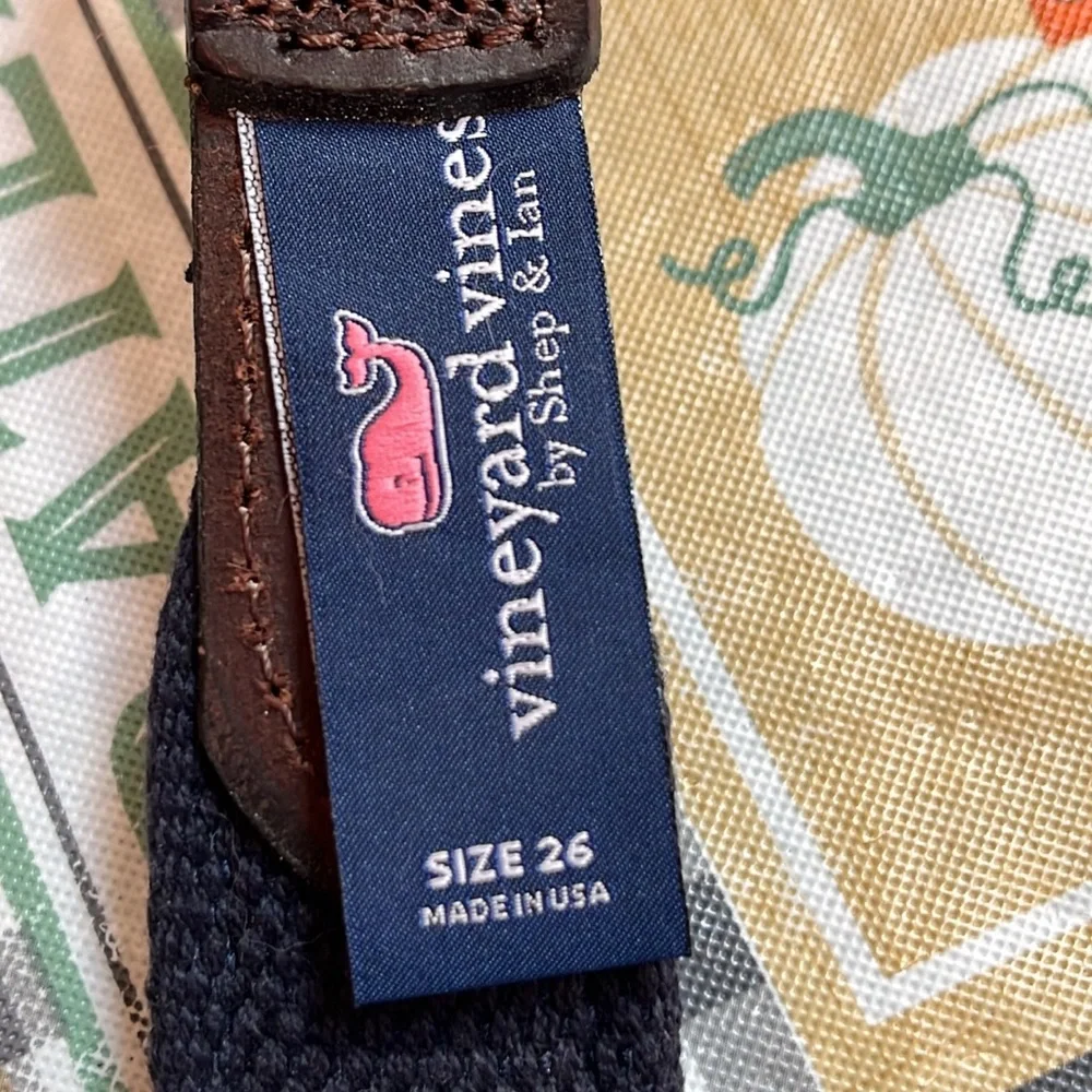 Vineyard Vines by Shep & Ian Lacrosse Sticks Belt Size 26
